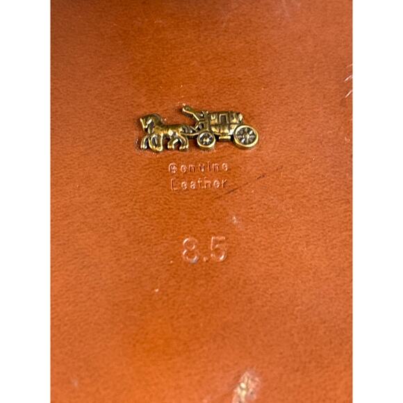 Coach Womens 8.5 Chestnut Brown Ombre Suede Heeled Knee High Designer Boots - Picture 7 of 9